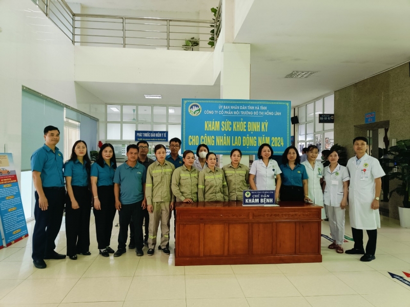 Hồng Lĩnh: Phối hợp chăm lo sức khỏe cho người lao động